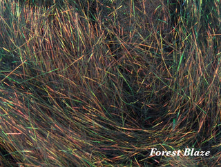 Heat Bondable Colored Angelina Fibers-