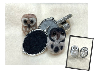"All About Owls" Jewelry Class Sunday, February 25th 2024, 1 pm-5pm