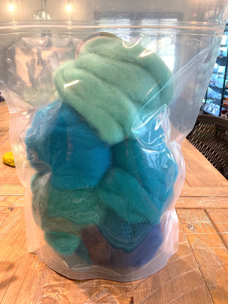 Mermaids, Sirens  & The Sea Corriedale Wool Theme Pack