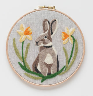 Spring Rabbit Needle Felting Kit