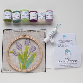 Tulips Needle Felting Kit