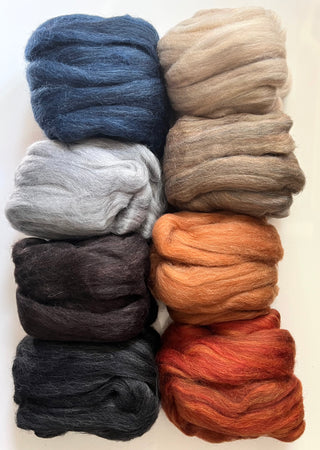 Hamanaka "Mix" Merino Roving Wool