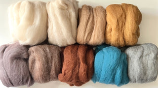 Hamanaka "Natural Blend" Merino Roving Wool
