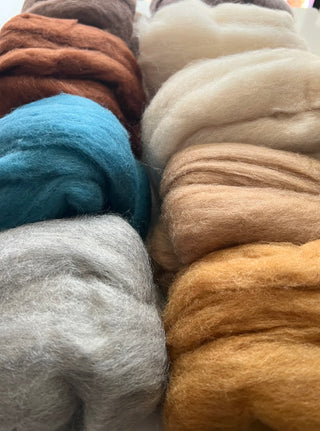 Hamanaka "Natural Blend" Merino Roving Wool