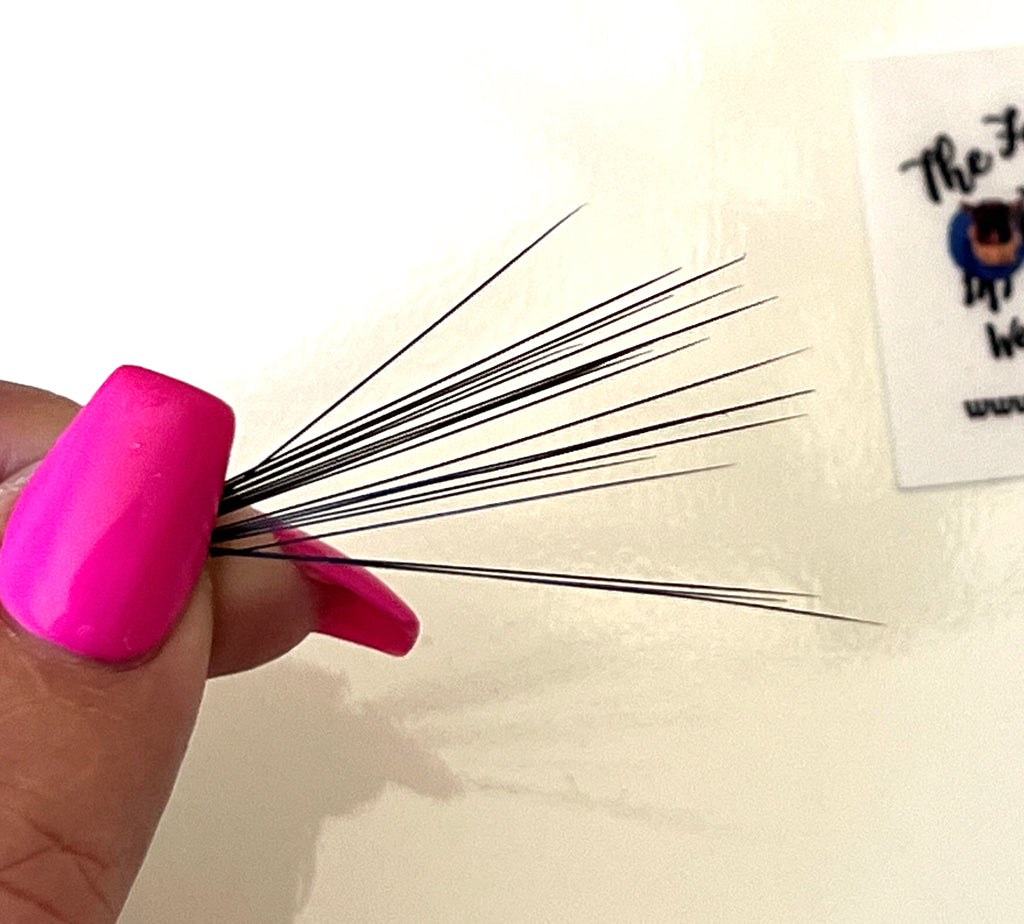 Realistic Straight Whiskers with Tapered Tips for Needle Felting, Doll The Felted Desert