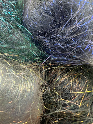 Heat Bondable Colored Angelina Fibers-
