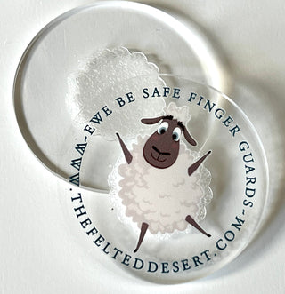 Ewe Be Safe® Finger Guard Felting Discs -2 Sizes Available