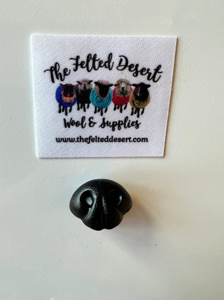 Plastic Realistic Animal Noses Black & Brown (NOT SAFETY NOSES)