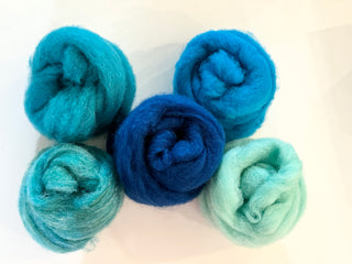 Mermaids, Sirens  & The Sea Corriedale Wool Theme Pack