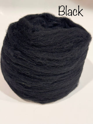 Our 100% Merino Batt-Tastic Superfast Batt Wool Silvers, Greys, Blacks