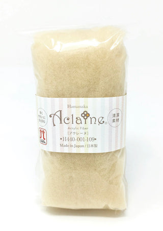 Hamanaka Vegan/Aclaine Felting Fiber whites, Tans, Browns