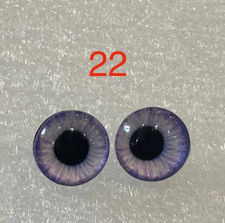 10 mm amazingly detailed, glass cabochon animal/reptile eyes with pins
