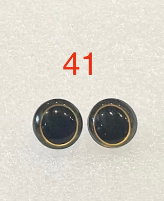 10 mm amazingly detailed, glass cabochon animal/reptile eyes with pins