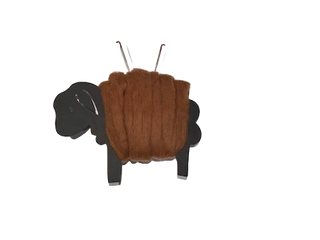 GROZ-BECKERT Needle 32 Gauge Triangular- Brown Tip 9 barbs