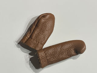 Leather finger guards/protectors (1-PAIR)