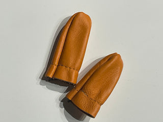 Leather finger guards/protectors (1-PAIR)