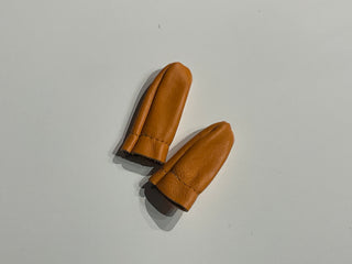 Leather finger guards/protectors (1-PAIR)