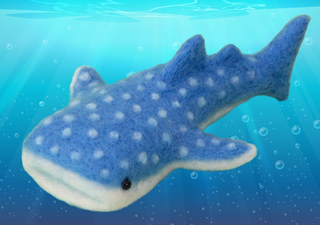 Hamanaka Fiber Felting Kit- Whale Shark #593 (English)