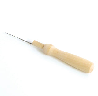Single Needle Holder Wooden Punch Pen Style Handle- (needle not included)