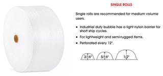 Large Bubble Wrap Sheet for Wet Felting 5/16" bubble 24" wide non-perforated