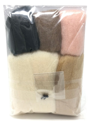 Hamanaka Aclaine /Vegan Felting Kit- Pomeranian Dog #539 (English)
