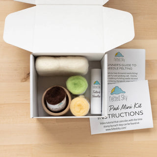 Lily Pad Succulent Felting Kit (Level 1 Kit)