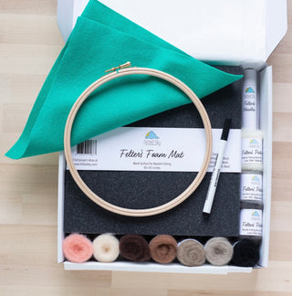 Artist Dani Ives' Llama Needle Felting Kit- (Level 2 Kit)
