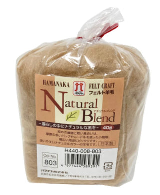 Hamanaka "Natural Blend" Merino Roving Wool