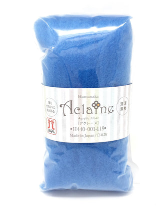 Hamanaka Vegan/Aclaine Felting Fiber- Blues, Purples, Greens
