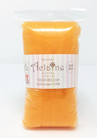 Hamanaka Vegan/Aclaine Felting Fiber- Pinks, Reds, Yellows, Oranges
