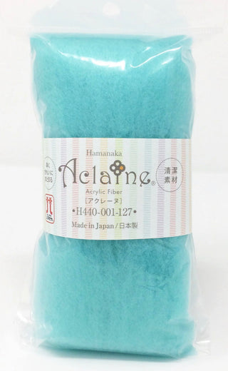 Hamanaka Vegan/Aclaine Felting Fiber- Blues, Purples, Greens