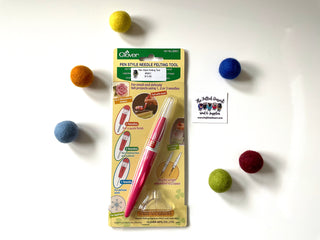 Clover Pen Style Needle Holder Felting Needle Tool- one to three needles 8901