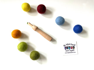 Single Needle Holder Wooden Punch Pen Style Handle- (needle not included)