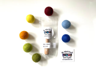 Single Needle Holder Wooden Punch Pen Style Handle- (needle not included)