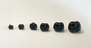 Plastic Realistic Animal Noses Black & Brown (NOT SAFETY NOSES)