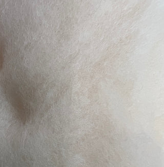 Carded 100% Merino Batts Wool Natural Cream