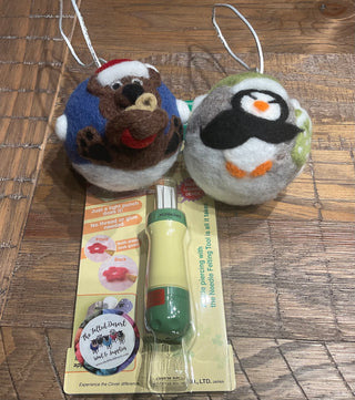 Needle Felted Christmas Ornaments Coffee Club Class Saturday, September 28th, 2024, 10 am - 3 pm