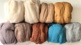 Natural Blend Merino Roving Wool – The Felted Desert