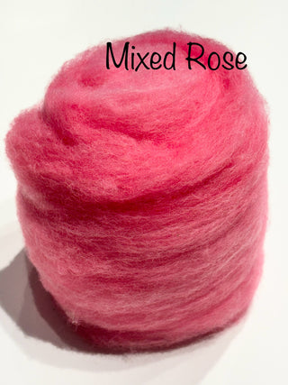 Our 100% Merino Batt-Tastic Superfast Batt Wool Pinks, Reds, Oranges, Yellows, Peaches