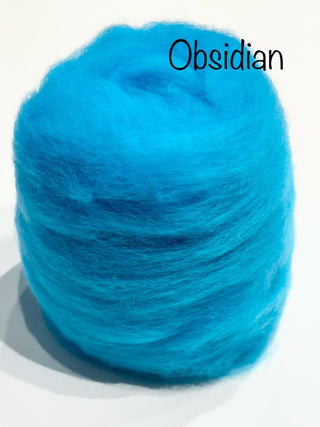 Our 100% Merino Batt-Tastic Superfast Batt Wool Blues, Greens, Purples