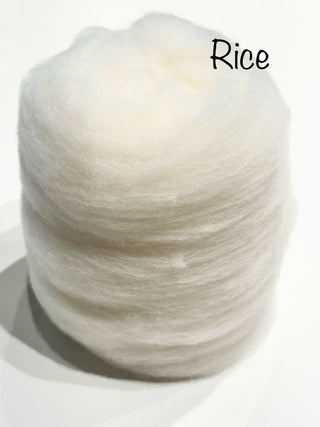 Our 100% Merino Batt-Tastic Superfast Batt Wool -Whites, Creams, Tans, Browns