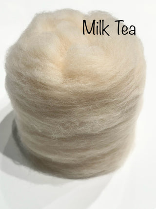 Our 100% Merino Batt-Tastic Superfast Batt Wool -Whites, Creams, Tans, Browns