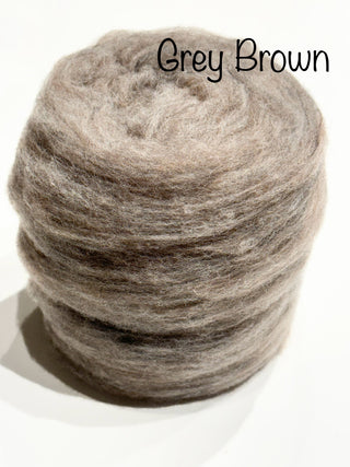 Our 100% Merino Batt-Tastic Superfast Batt Wool -Whites, Creams, Tans, Browns