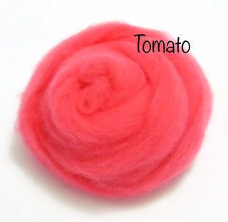 Our 100% Merino Batt-Tastic Superfast Batt Wool Pinks, Reds, Oranges, Yellows, Peaches