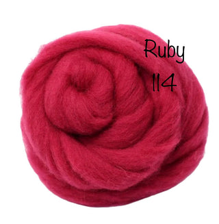 Felt Fast Needle Felting Wool Pinks, Reds, Oranges, Yellows, Peaches
