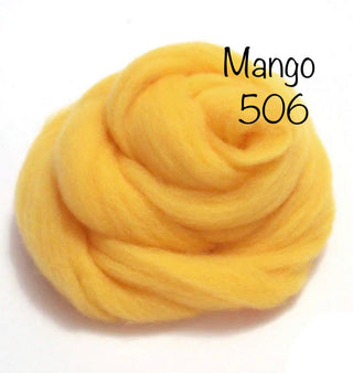Felt Fast Needle Felting Wool Pinks, Reds, Oranges, Yellows, Peaches
