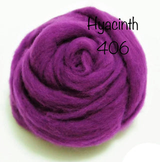 Felt Fast Needle Felting Wool- Blues, Greens, Purples