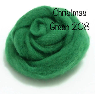 Felt Fast Needle Felting Wool- Blues, Greens, Purples