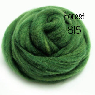 Felt Fast Needle Felting Wool- Blues, Greens, Purples