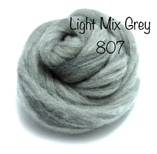 Felt Fast Needle Felting Wool- Silvers, Greys, Blacks